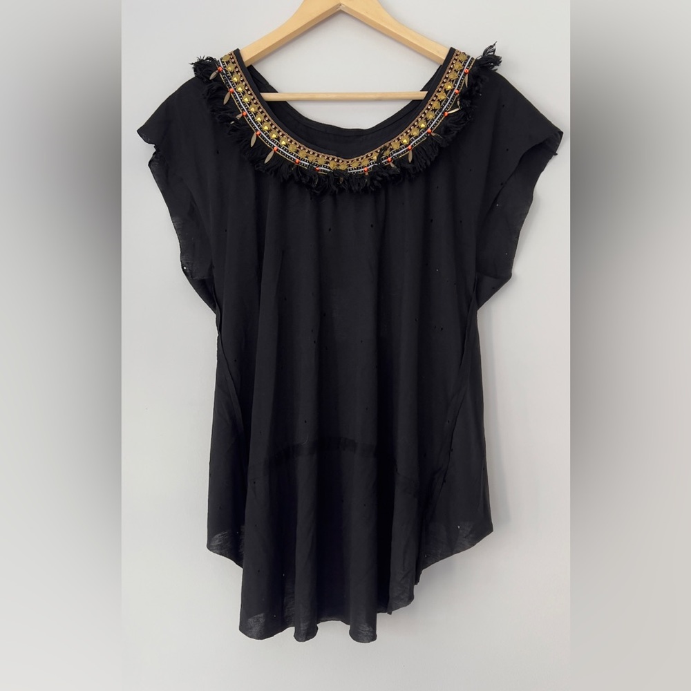 Ixiah / Beading cotton top